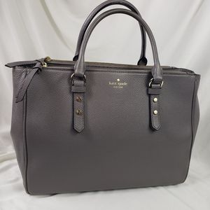 Kate Spade Leighann Mulberry Leather Satchel